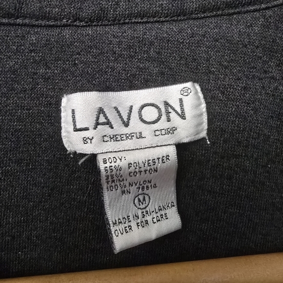 Vintage 80's 90's Lavon by Cheerful Corp Blue 1/2 Zip Sweater Size Medium *Read* - Picture 6 of 11